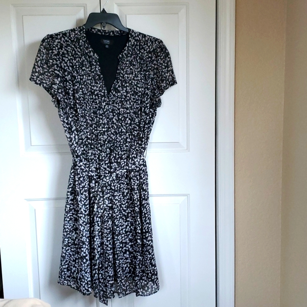 Black and white dress